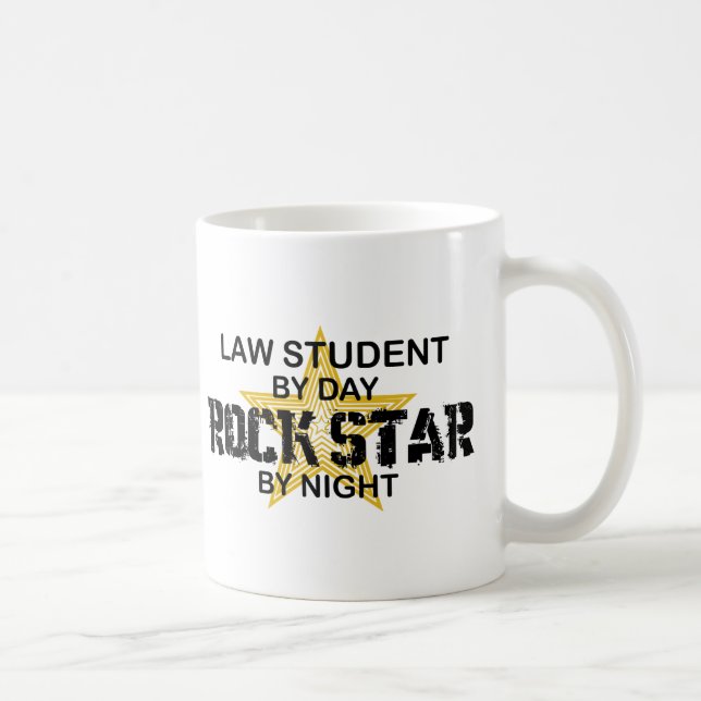 Law Student Rock Star Coffee Mug (Right)