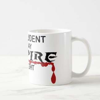 Law Student Vampire by Night Coffee Mug