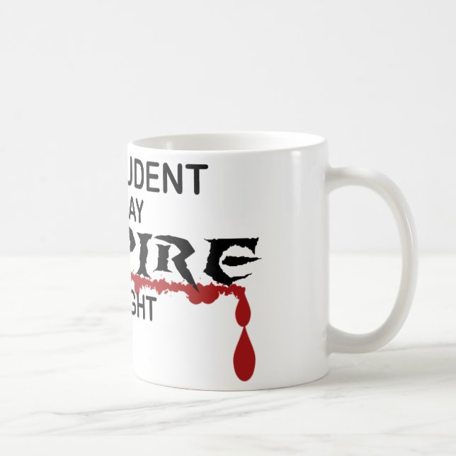 Law Student Vampire by Night Coffee Mug (Right)