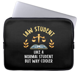 Law Students Are Cooler Laptop Sleeve