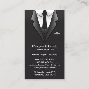 Law Suit Business Card