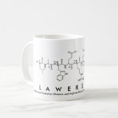 Lawerence peptide name mug (Front Left)