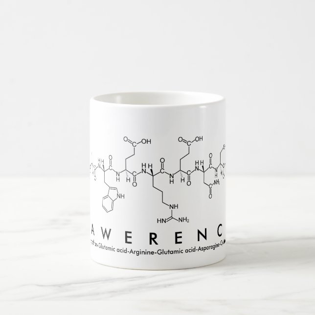 Lawerence peptide name mug (Center)