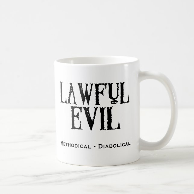 "Lawful Evil" Coffee Mug (Right)