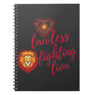 Lawless fighting lion notebook