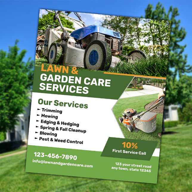 Lawn and Garden Care Services Flyer (Creator Uploaded)