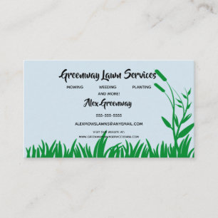 Lawn and Garden Services Business Card