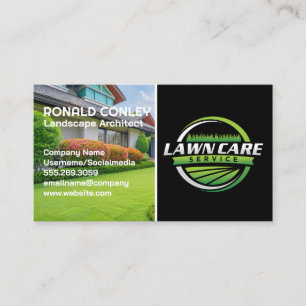 Lawn and Garden Services Residential Landscape Business Card