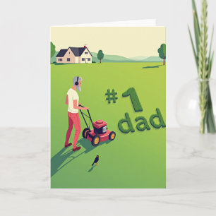Lawn Art Fathers Day Card
