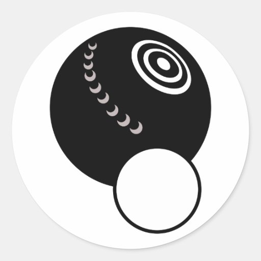 Image of LAWN BOWL Classic Round Sticker