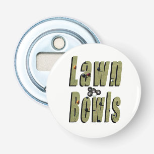 Lawn Bowl Dimensional Logo, Bottle Opener