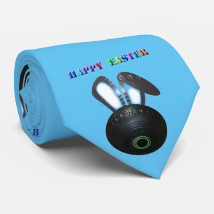 Lawn Bowl Easter Bunny, Neck Tie