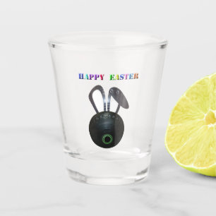 Lawn Bowl Easter Bunny, Shot Glass