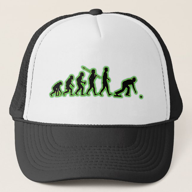 Lawn Bowl Trucker Hat (Front)