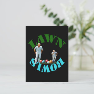 Lawn Bowlers Bowling, Postcard
