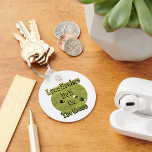Lawn Bowlers Do It On The Green, Funny Key Ring