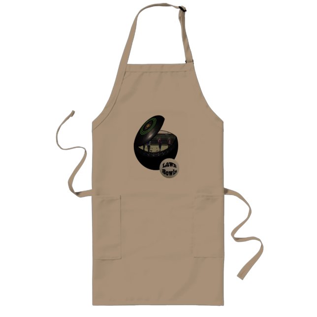 Lawn Bowlers In A Lawn Bowl,   Long Apron (Front)