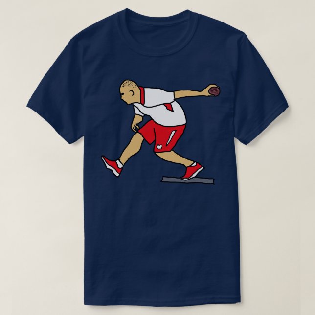 Lawn Bowls 1 T-Shirt (Design Front)