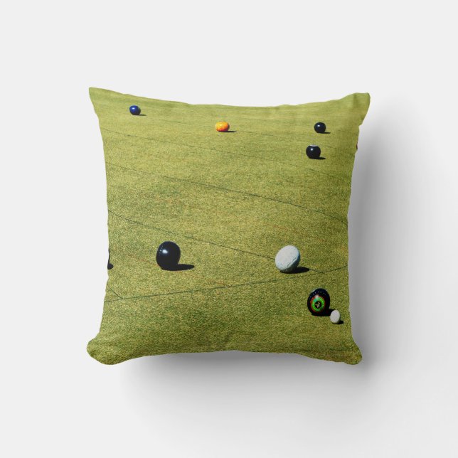 Lawn Bowls Action, Cushion (Front)