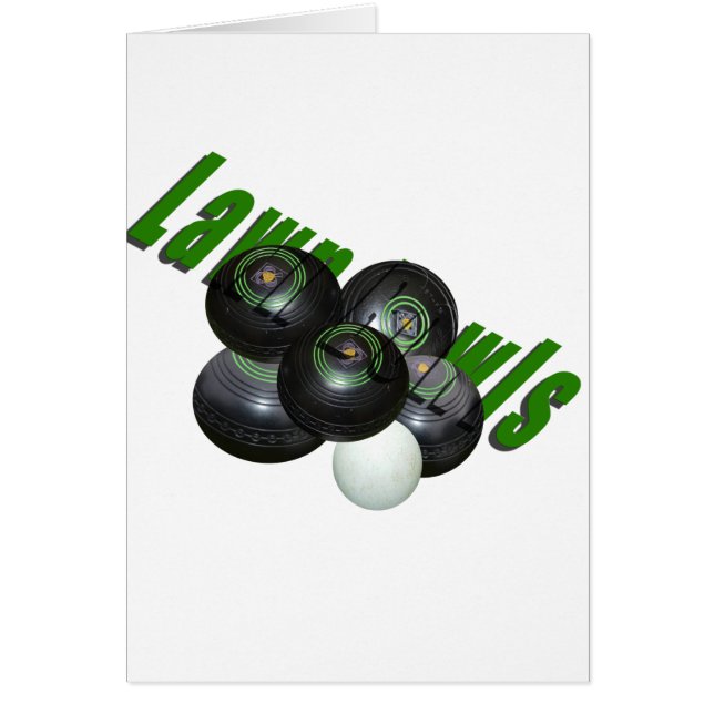 Lawn Bowls And Logo, (Front)