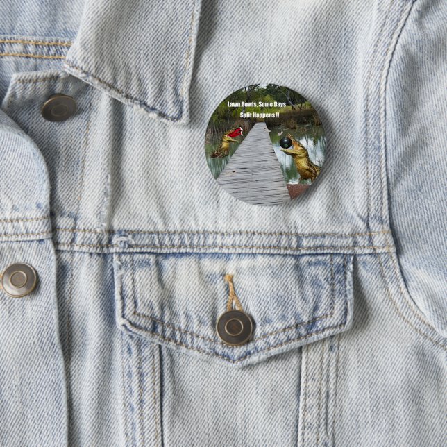 Lawn Bowls Australia Split Happens, Badge (In Situ)