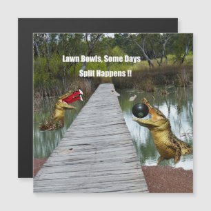 Lawn Bowls Australia Split Happens, Magnetic Card