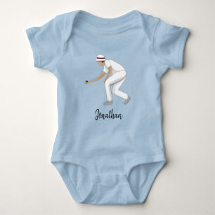 Lawn Bowls Baby Bodysuit