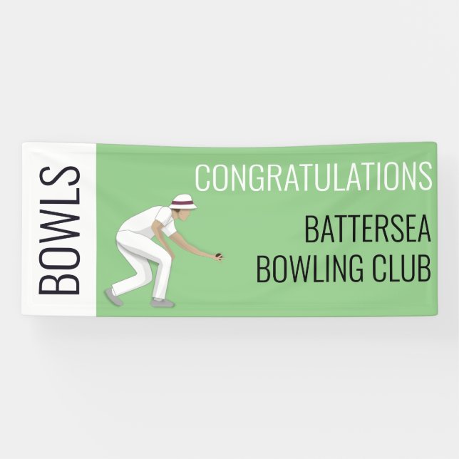 Lawn Bowls Banner (Horizontal)