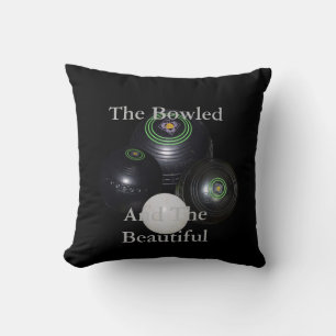 Lawn Bowls Bowled And Beautiful, Cushion