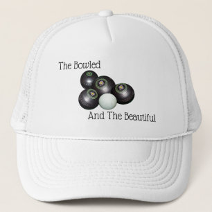 Lawn Bowls Bowled Beautiful Logo, Trucker Hat