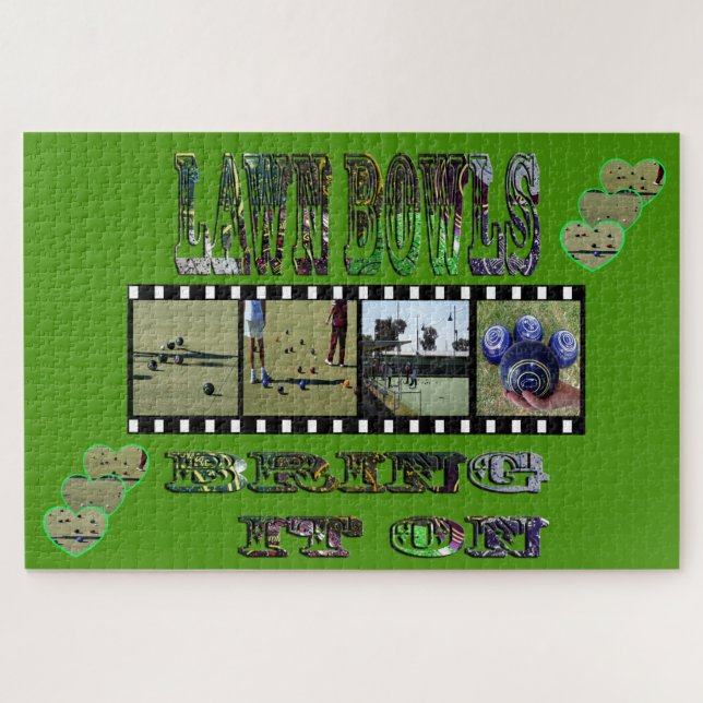 Lawn Bowls Bring It On, Jigsaw Puzzle (Horizontal)