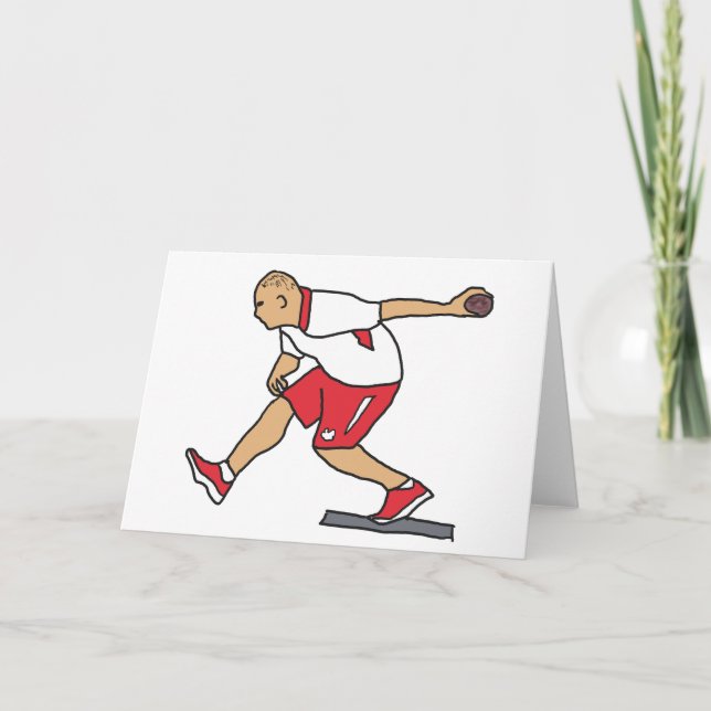 Lawn Bowls Card (Front)