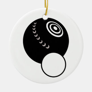 Lawn Bowls Ceramic Tree Decoration