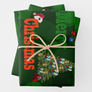 Lawn Bowls, Christmas Paper Set