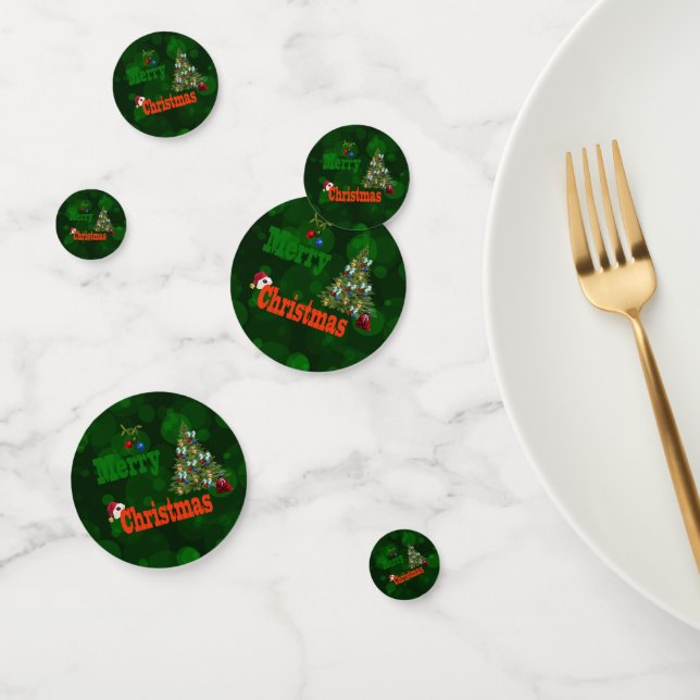 Lawn Bowls, Christmas Table Confetti (Group)