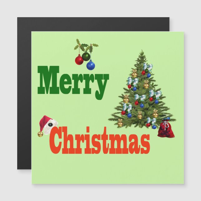 Lawn Bowls Christmas Tree And Stocking,  (Front/Back)