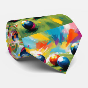 Lawn Bowls Colour Splash,  Tie