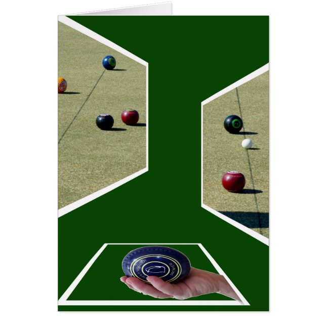 Lawn Bowls Dimensional Art, (Front)