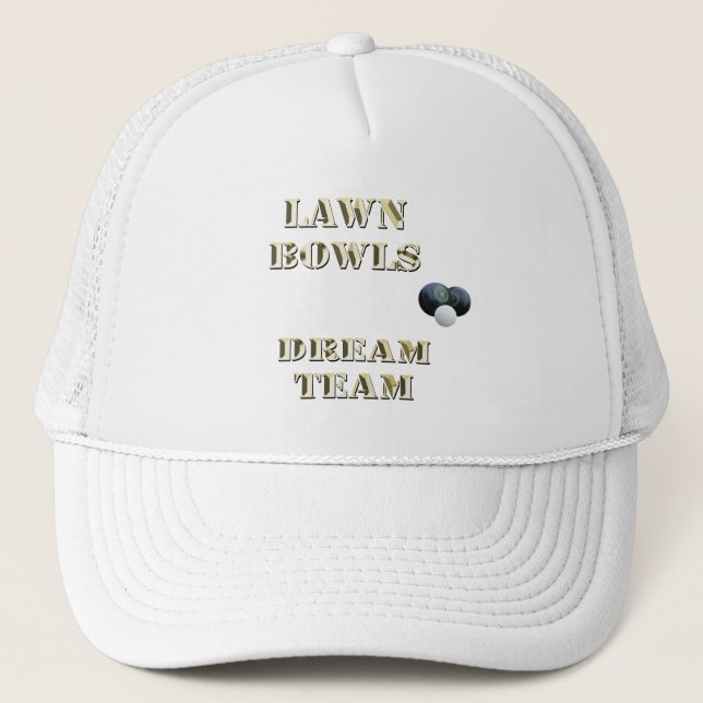 Lawn Bowls Dream Team, Trucker Hat (Front)