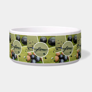 Lawn Bowls Five Picture Photo Collage, Pet Bowl