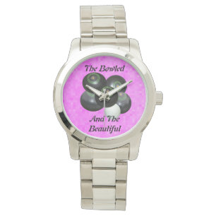 Lawn Bowls Funny Pink Bowled Beautiful Design, Watch