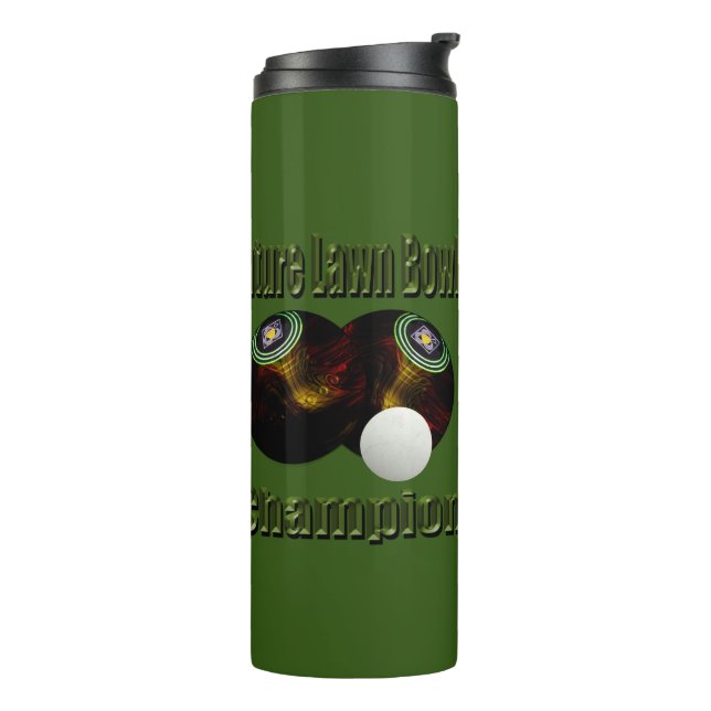 Lawn Bowls Future Champ, Thermal Tumbler (Rotated Left)