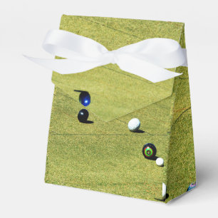 Lawn Bowls Game Action, Favour Box