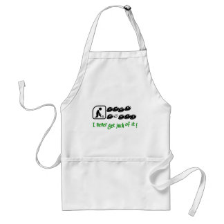 Lawn Bowls -I Never Get Jack Of It! Standard Apron