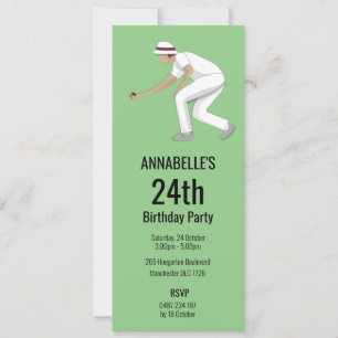 Lawn Bowls Invitation