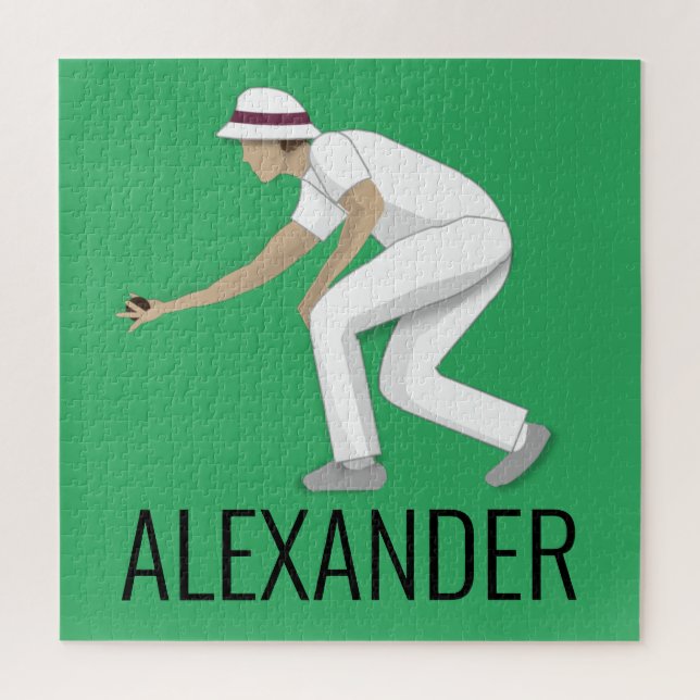 Lawn Bowls Jigsaw Puzzle (Vertical)