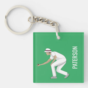 Lawn Bowls Key Ring