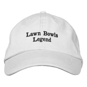 Lawn Bowls Legend, Embroidered Hat
