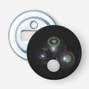 Lawn Bowls Lets Play, Magnetic Bottle Opener. Opener