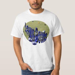 Lawn Bowls Logo And Game, T-Shirt